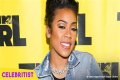 Keyshia Cole sends retro vibes in colorful, skimpy two-piece with a big afro wig in new photos